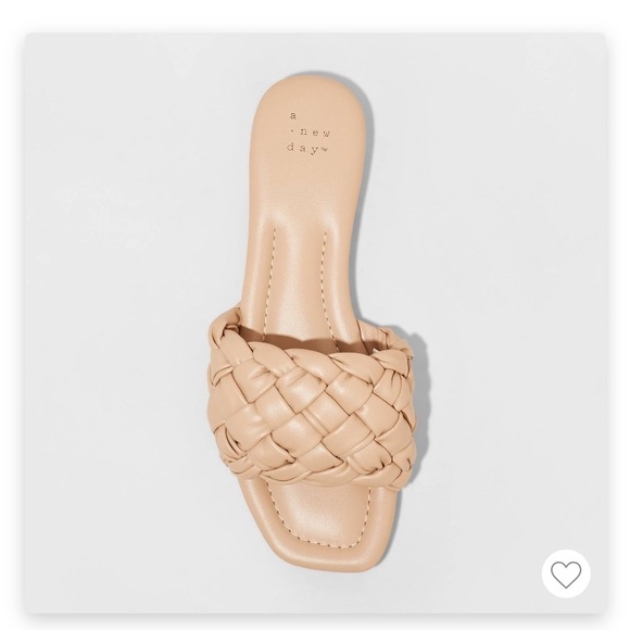 “A new day” tan Carissa slide sandals; size 7 1/2; NWT - Picture 3 of 7